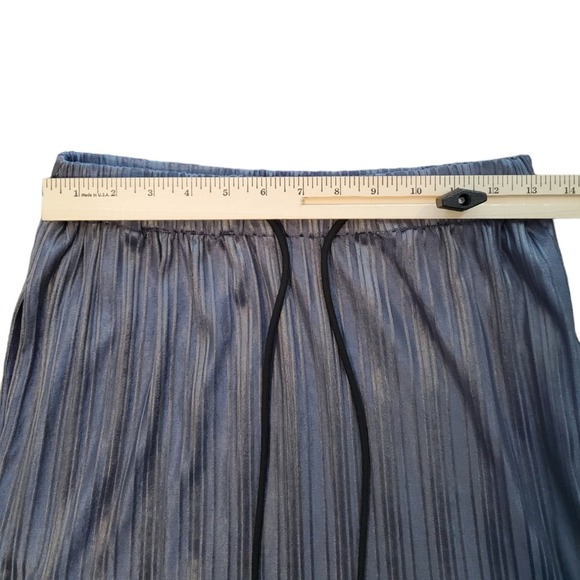 Sabina Musayev Pleated Grey Bluish Skirt Sz S - Picture 4 of 7
